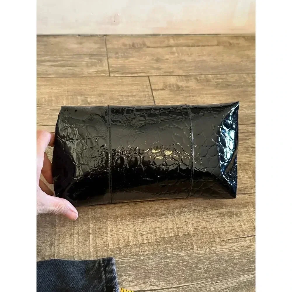 Guess Black Leather Clutch